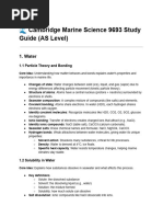 Branches of Marine Science and Key Concepts in Marine Science | PDF ...