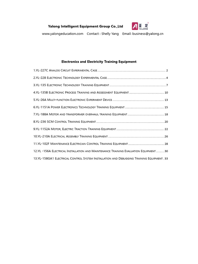 Analog Circuit Training Equipment Overview | PDF | Amplifier ...