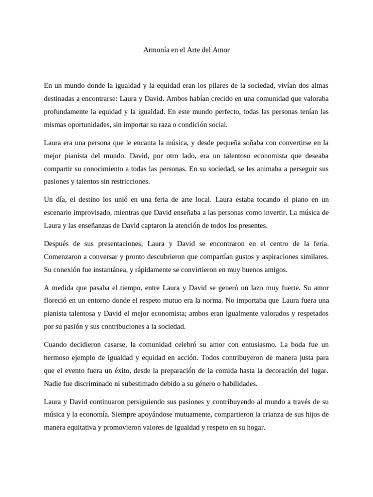 Armonía en El Arte Del Amor | PDF | Amor