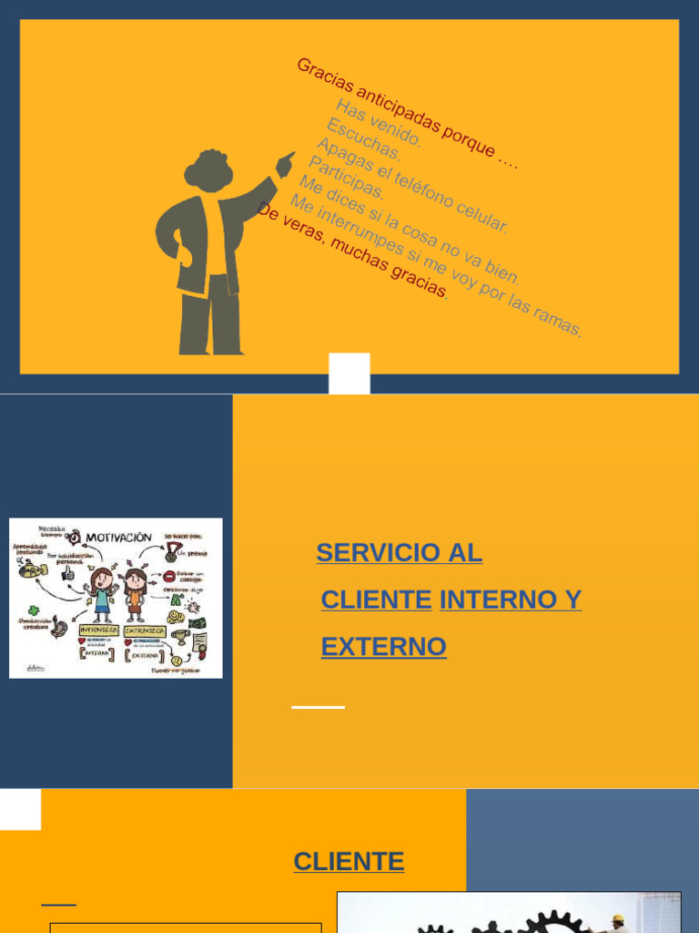 Clientes Internos y Externos: Claves del Éxito | PDF | Cliente | La ...