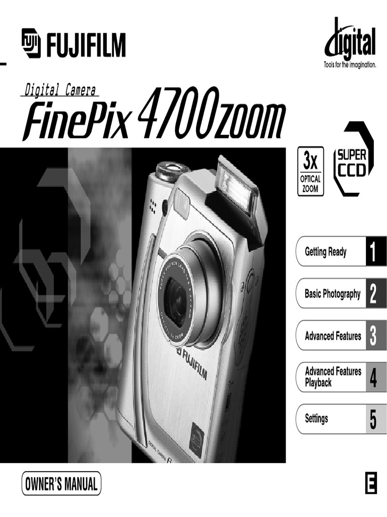 FinePix 4700 Zoom User Manual | PDF | Camera | Exposure (Photography)