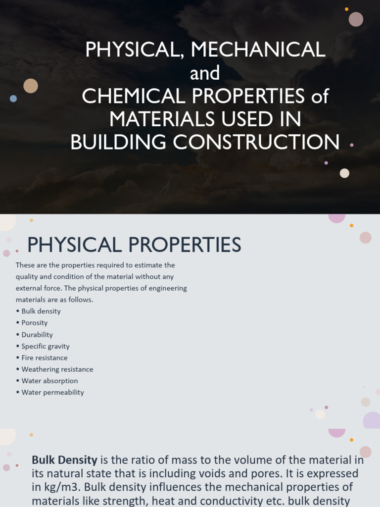 Properties of Building Materials | PDF | Deformation (Engineering ...