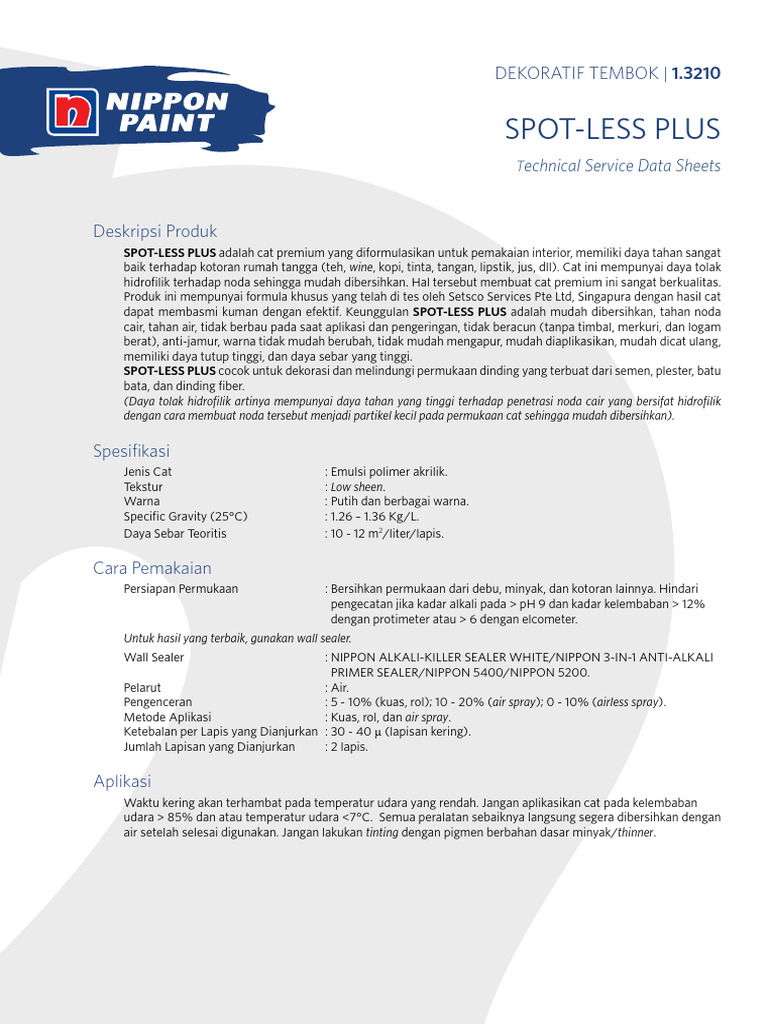 Cat Premium SPOT-LESS PLUS | PDF