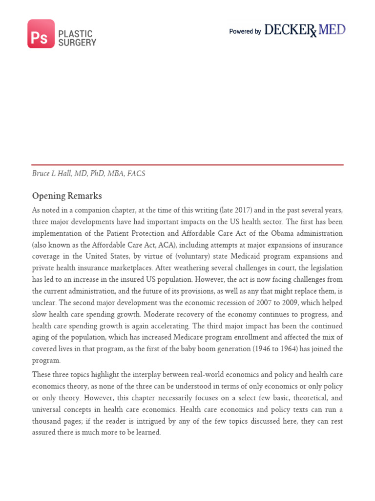 Health Economics: Key Concepts Explained | PDF | Risk Aversion | Insurance