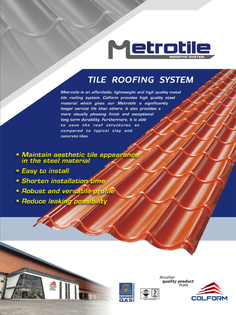 Metrotile Catalog A4 2025 | PDF