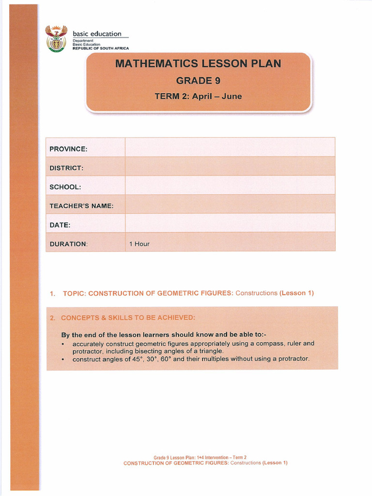 Grade 9 Term 2 | PDF