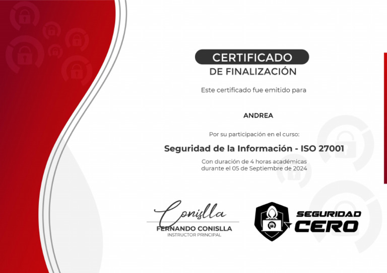 Seguridad de La Informacion Iso 27001 | PDF