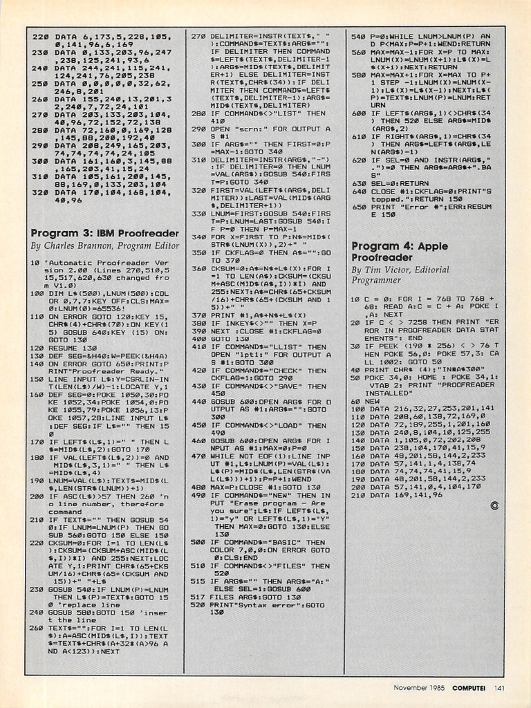 IBM and Apple Proofreader Programs | PDF | Computer Engineering | Computing