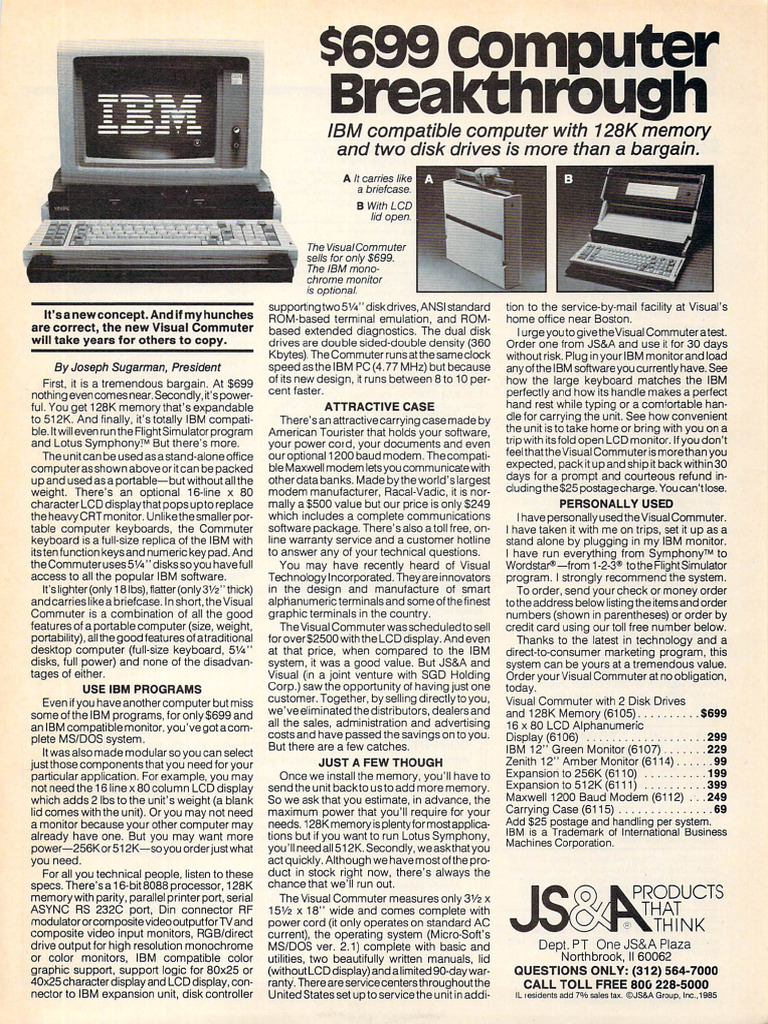 Compute Issue 066 1985 Nov-80 | PDF | Computer Monitor | Computer Terminal