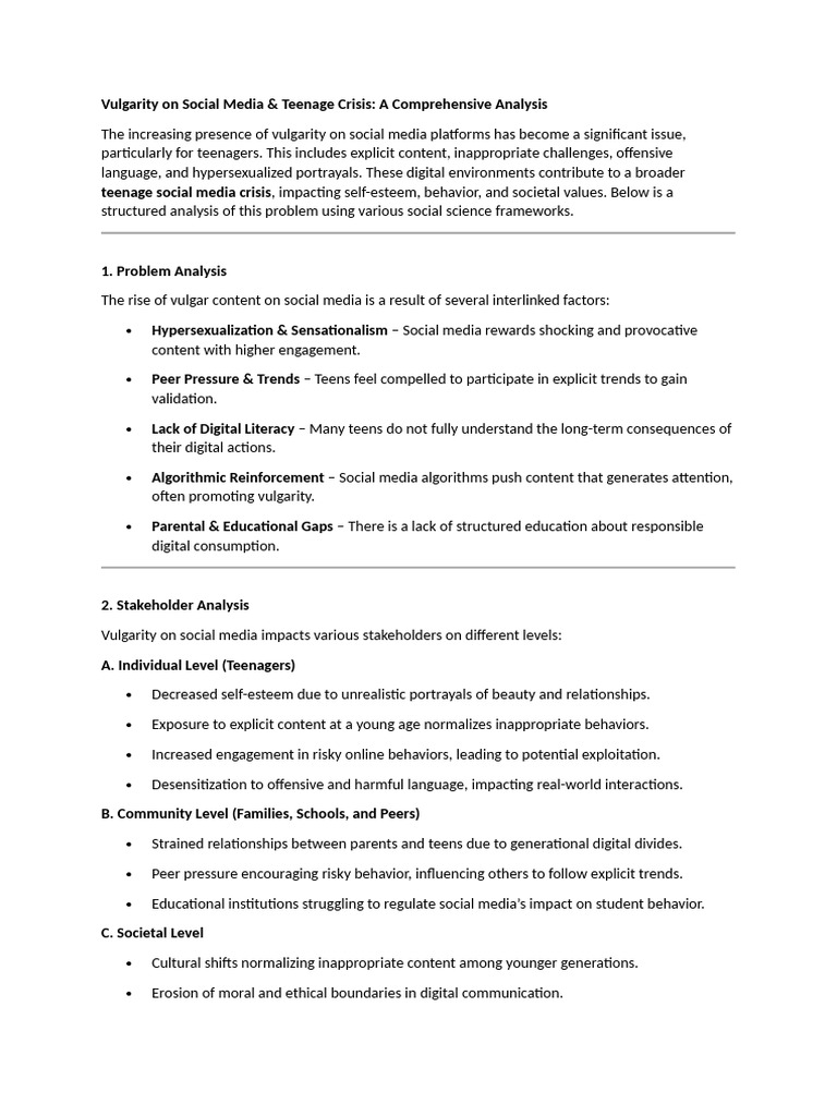 SSM END TRM NOTES - Vulgarity in Social Mda | PDF | Popular Culture ...