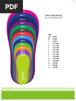 Bata Shoe Size Chart Overview | PDF | Sports & Recreation | Home & Garden