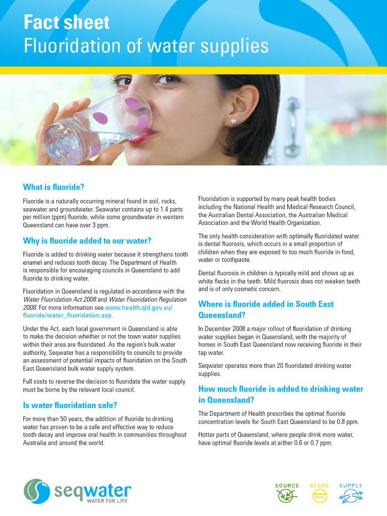 Understanding Water Fluoridation in Queensland | PDF | Dentistry | Water