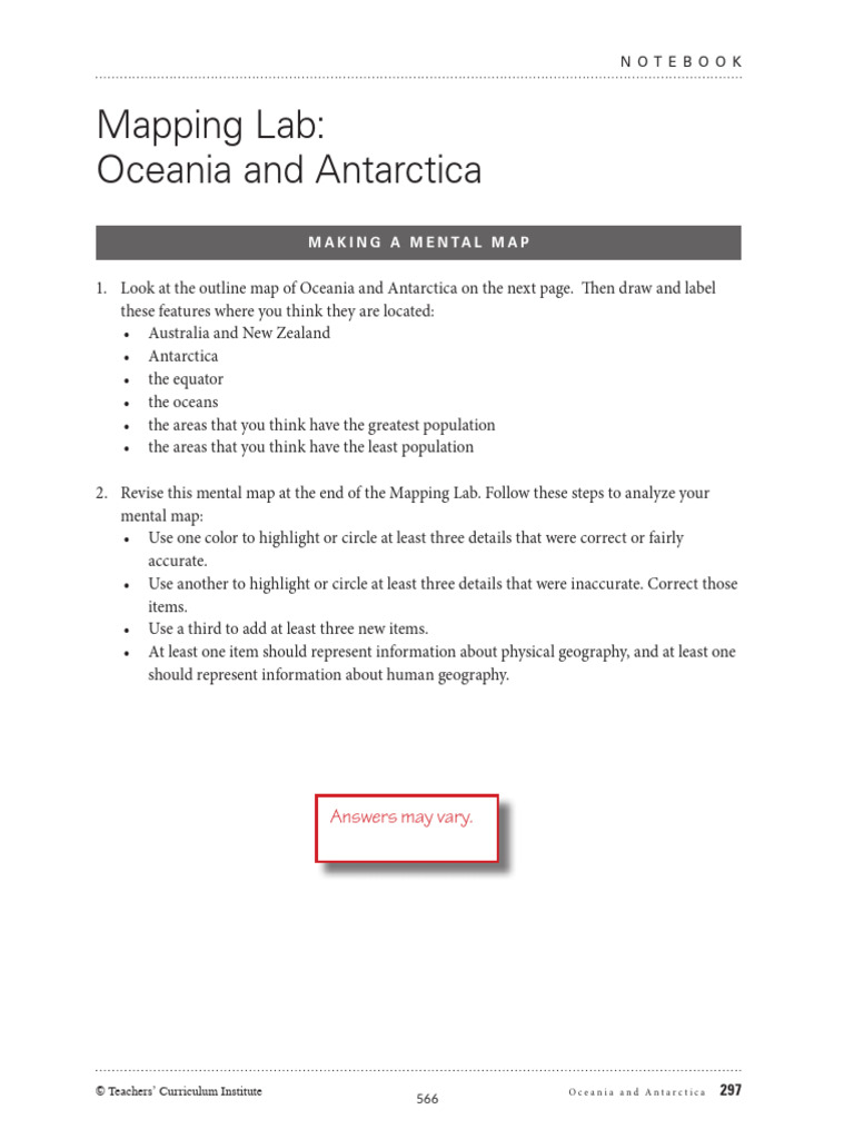 Oceania and Antarctica Geography Overview | PDF | Oceania | Earth Sciences