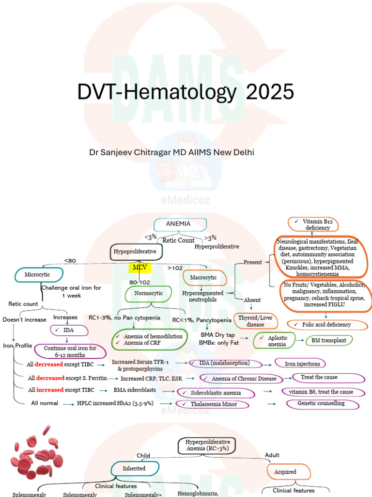 Anemia Diagnosis and Management Guide | PDF | Anemia | Multiple Myeloma