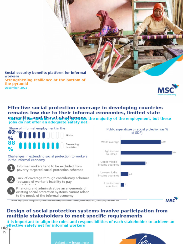Social Security Benefits Platform For Informal Workers | PDF ...