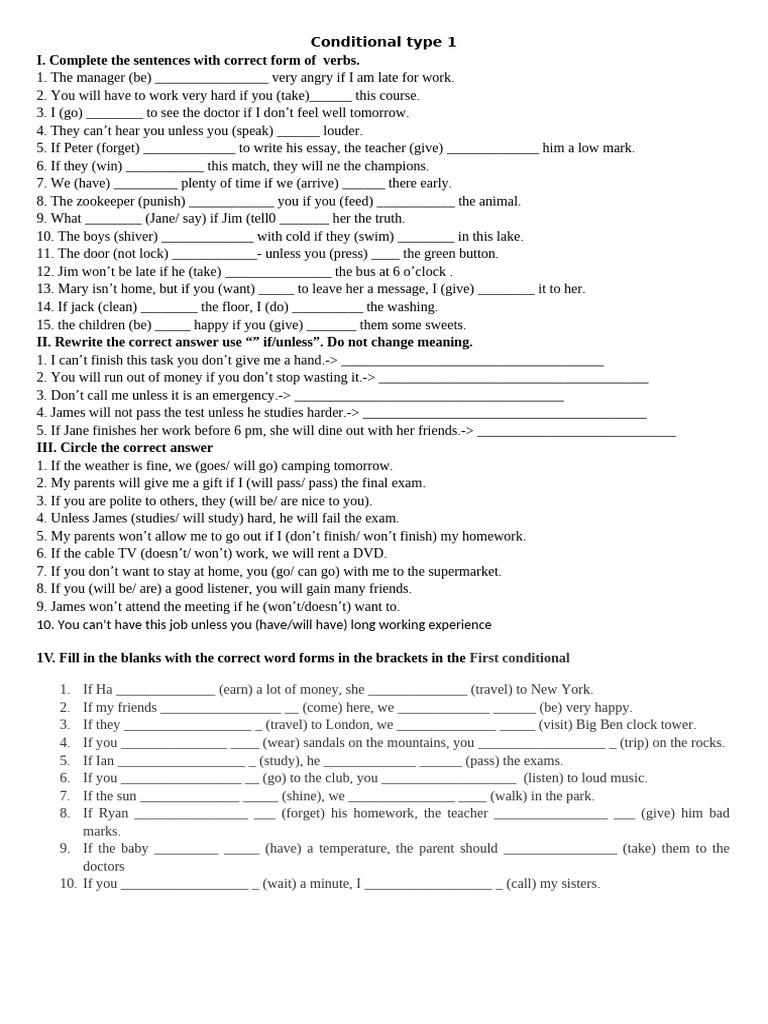 Conditional Type 1.15.03.25 | PDF