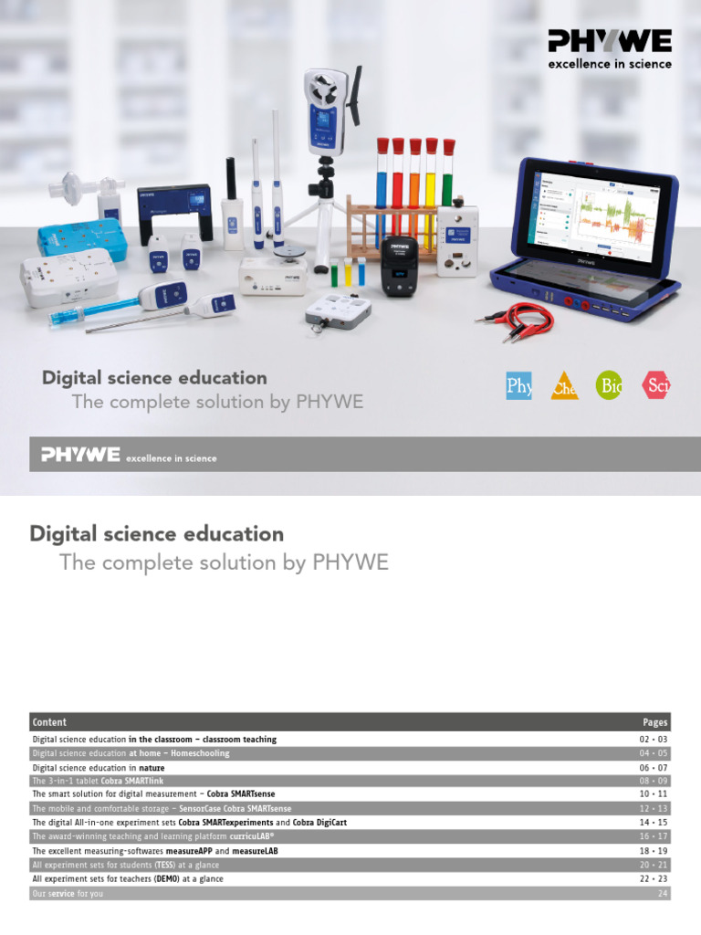 PHYWE Digitaler Unterricht EN WEB | PDF | Chemistry | Electricity
