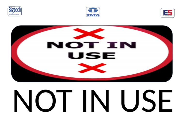 NOT in USE | PDF
