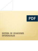 Sistema de Ecuaciones Diferenciales