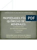 Propiedades Físicas y Químicas de Los Minerales