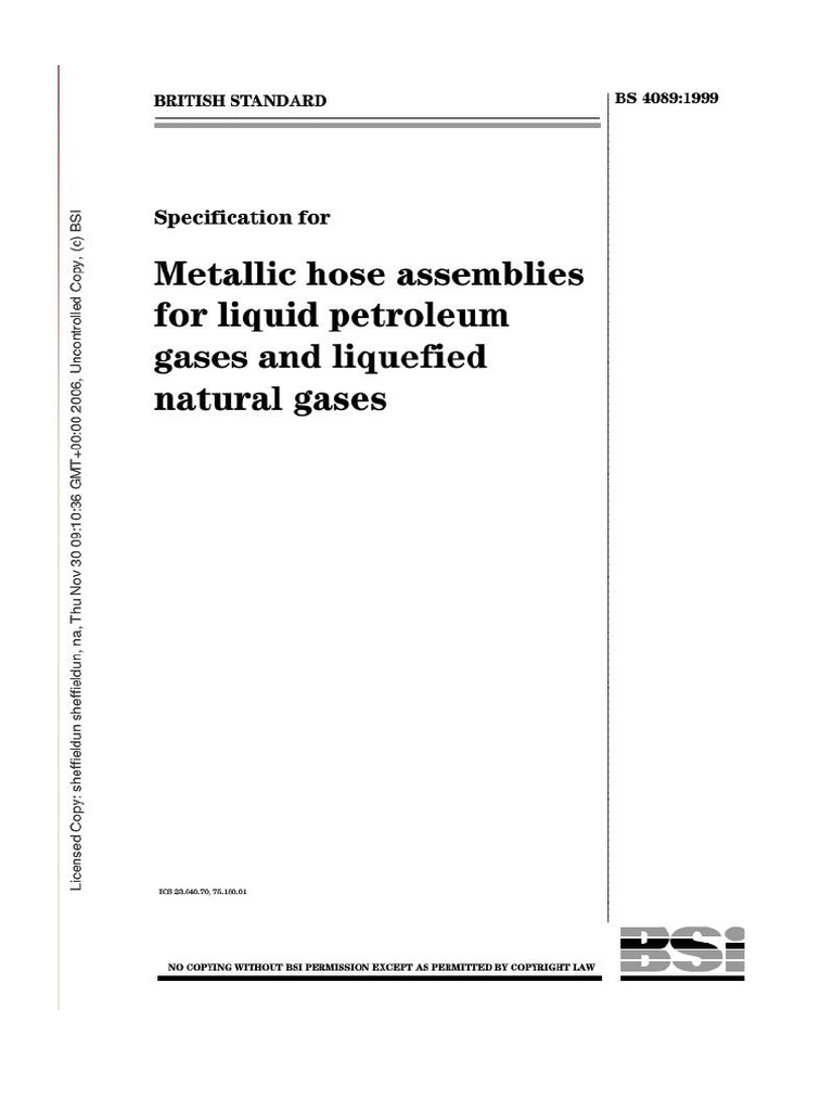 BS 4089 - 1999 | PDF