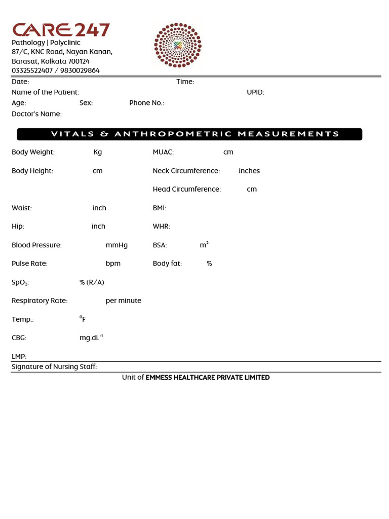 Vitals | PDF