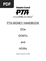 HPT Council PTA Money Handbook 121208