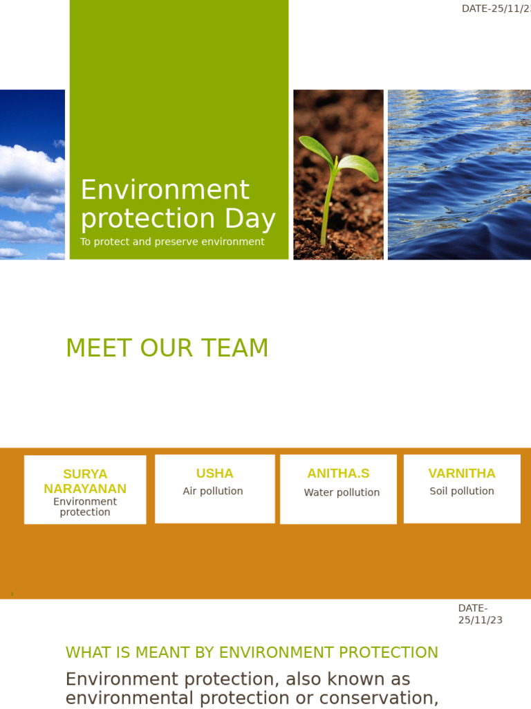 Environment Protection Strategies Explained | PDF | Pollution | Water ...