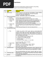 Porta Cabin Technical Specifications | PDF | Framing (Construction) | Wall
