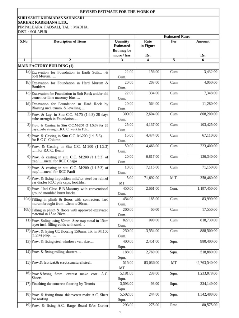 Burbrick Construction Estimate | PDF | Masonry | Plaster