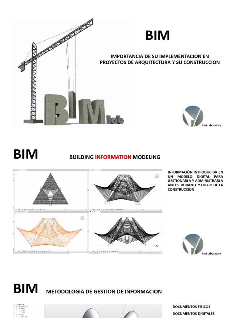 Importancia del BIM en Arquitectura | PDF | Información | Modelado de ...