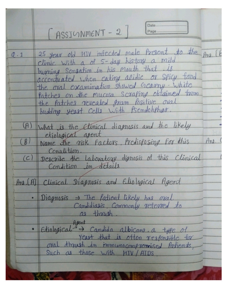 Micro. Assig.2. 25 Year Old HIV | PDF