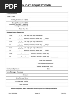 MIBCO Additional Holiday Pay Claim Form | PDF