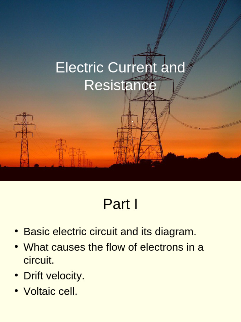 Understanding Electric Current & Resistance | PDF | Voltage | Electric ...