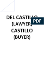 Del Castillo Castillo: (Lawyer) (Buyer)