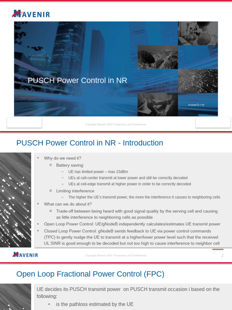 ChalkTalk For ST - Power Control in NR (PUSCH & PUCCH) | PDF | Computer ...