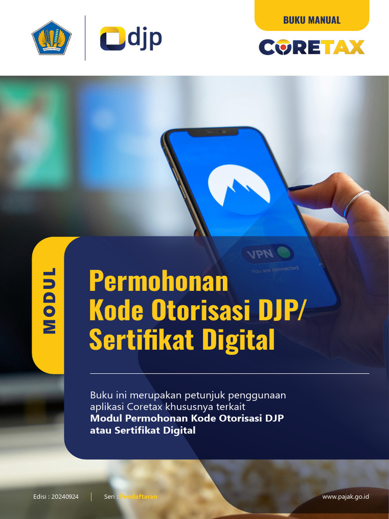 Panduan Permohonan Kode Otorisasi DJP | PDF