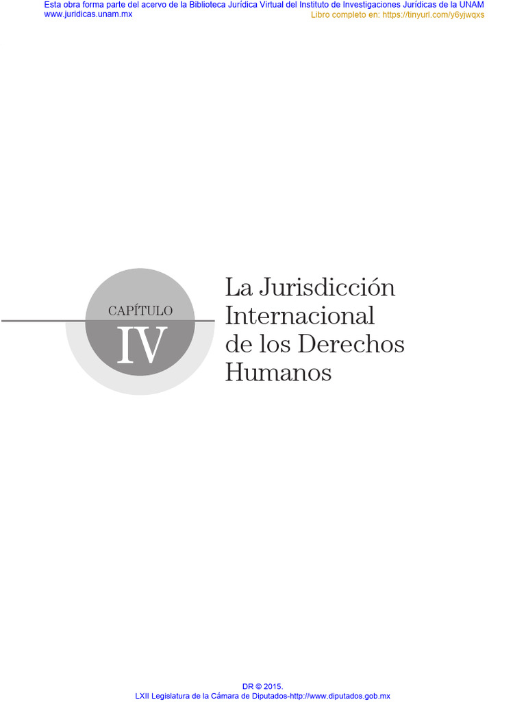 Jurisdicción Internacional y Derechos Humanos | PDF | Justicia | Crimen ...
