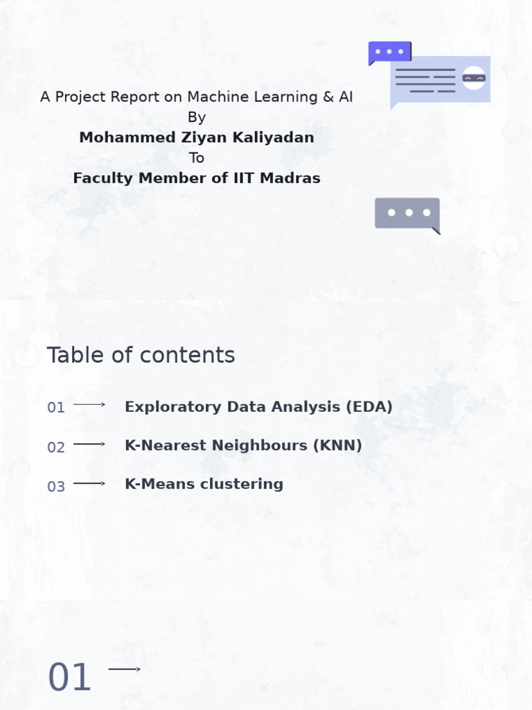 Machine Learning Project Report: EDA, KNN, K-Means | PDF | Machine ...