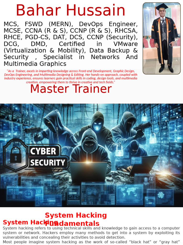 System Hacking Fundamentals | PDF | Password | Security