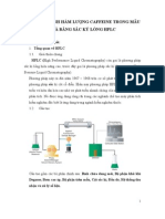 BÀI 1 HPLC Caffeine