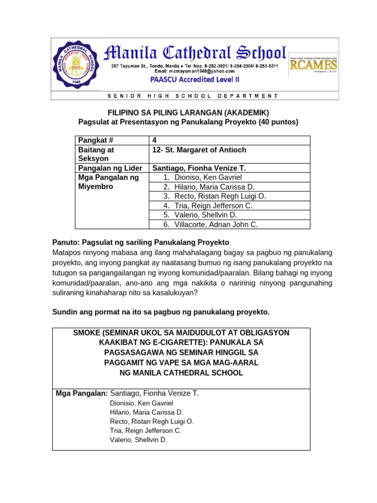 FPL Project Proposal Final Paper | PDF