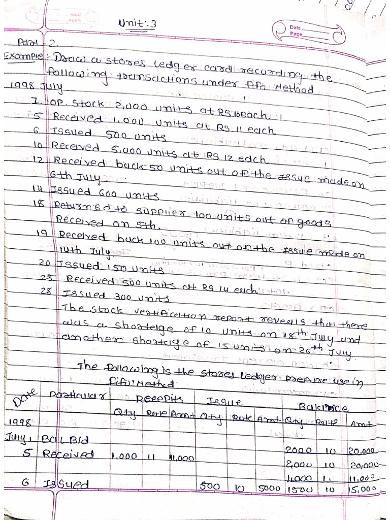 Accounts Notes | PDF