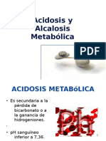 Acidosis y Alcalosis Metabólica