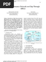 High Performance Network-on-Chip Through MPLS