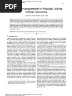 Download Disaster management in Hospital sizing critical resources by Journal of Computing SN85799168 doc pdf