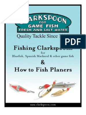 Fishing Clark Spoons, PDF, Fishing Rod
