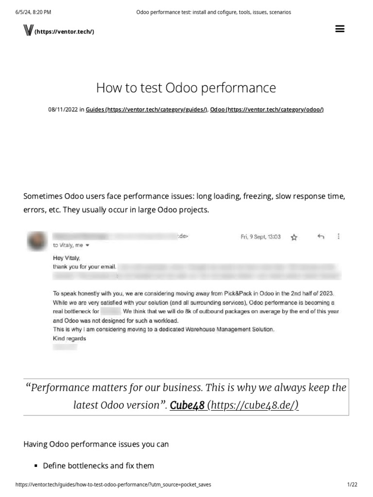 Testing Odoo Performance with Locust | PDF | Proxy Server | World Wide Web