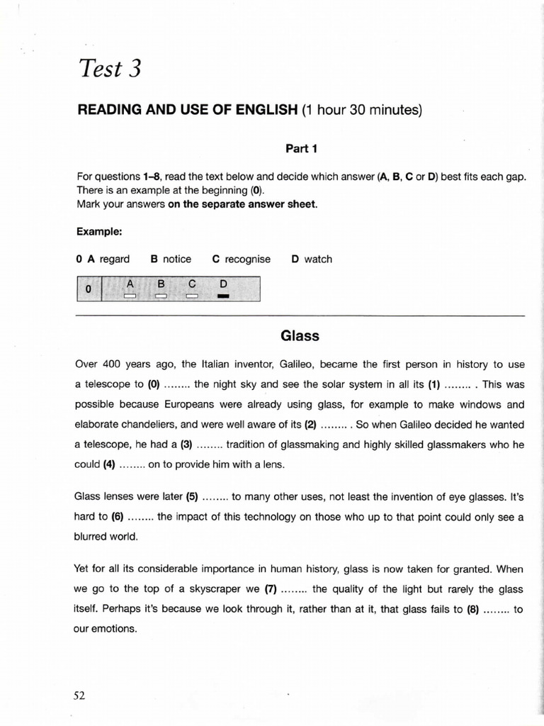 Adv. Test - 23 Reading | PDF
