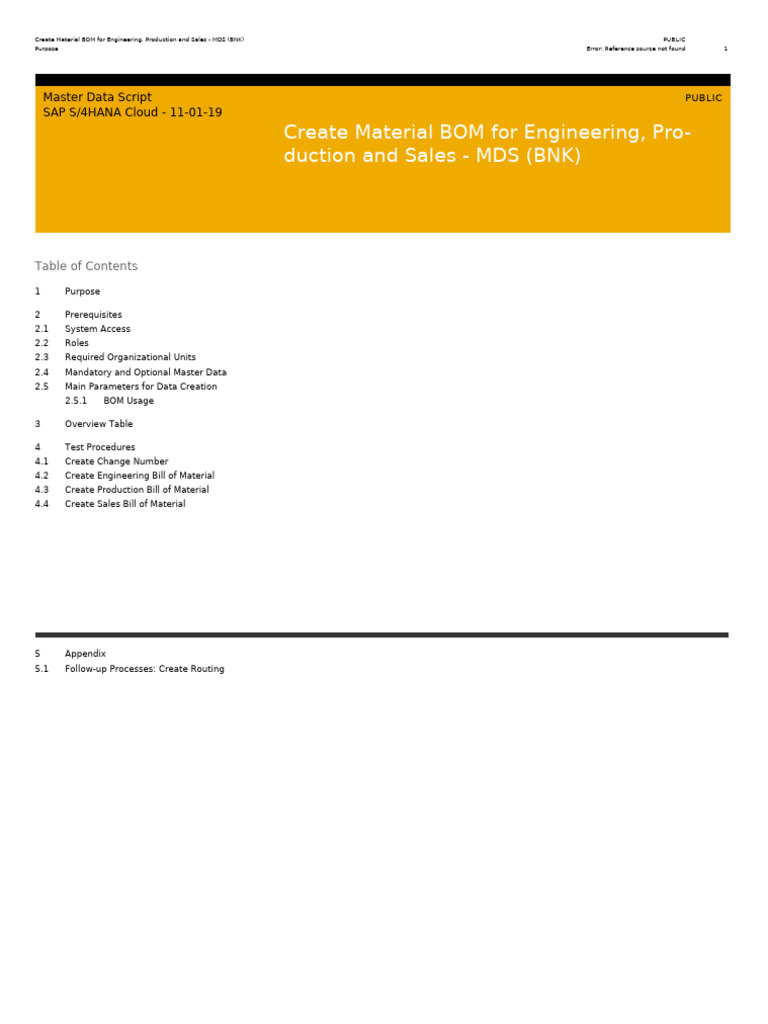 Create BOM for Engineering and Production | PDF | Computing